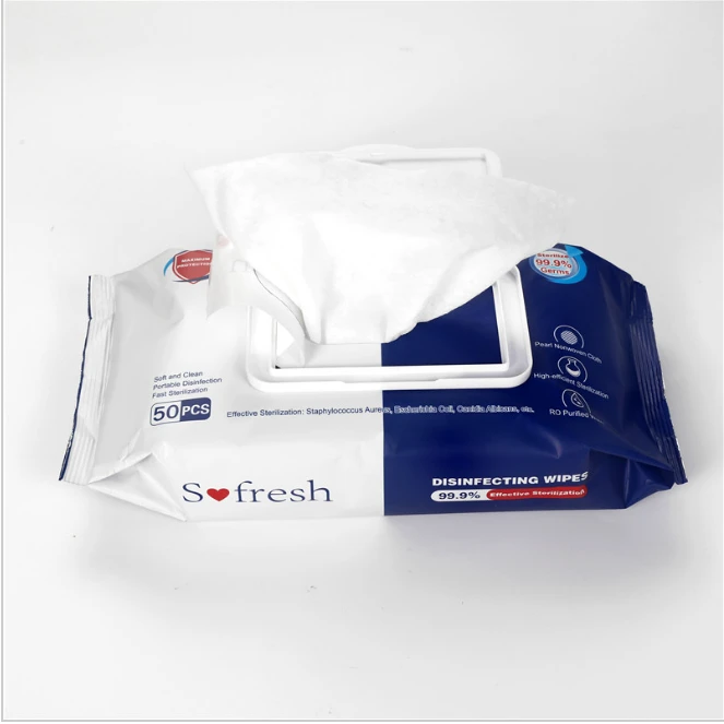 Biodegradable Alcohol Wipes