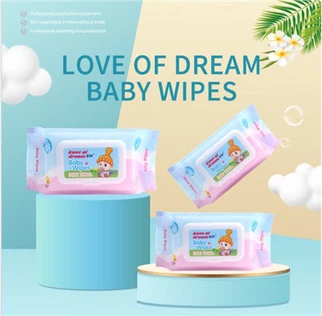 Bioddiraddadwy Ansawdd Uchel Baby Wipes Flusable