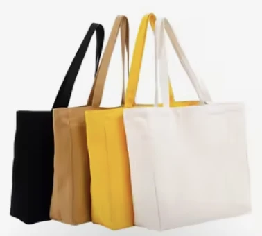 Bag Tote Siopa Cotwm Cynfas